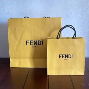 Fendi gift paper bags